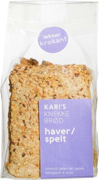 Kari’s haver/spelt crackers