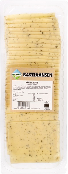 Plakken kaas met knoflook basilicum 500 gram