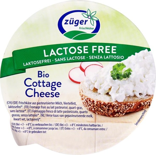 Cottage cheese lactose vrij