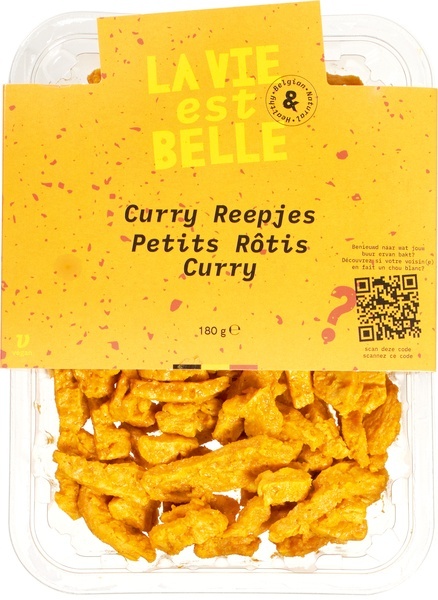 Vegan curry reepjes
