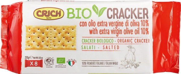 Crackers extra vergine olijfolie met zout