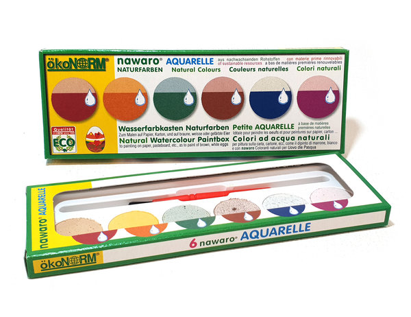 Aquarelle verf 6 kleuren